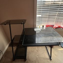 Glass Work Desk 