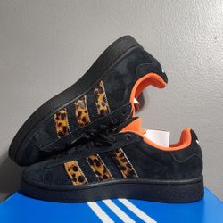 ADIDAS CAMPUS 00'S BLACK LEOPARD STRIPES 8.5M/10W