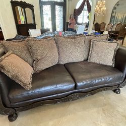 Large Leather Couch