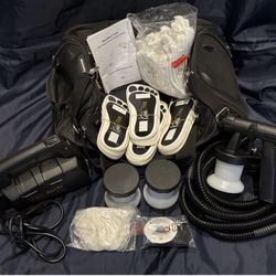 MaxiMist Lite ST610 Airbrush Spray Tan Kit with Swiss Gear Rolling Bag. 