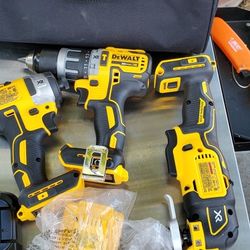 Multi Tools Taladro De Impacto Y Taladro 20v Max 2 Baterias Y Cargador
