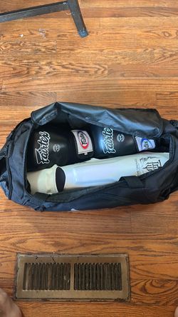 Fairtex Boxing Gloves and Gear Bag Bundle