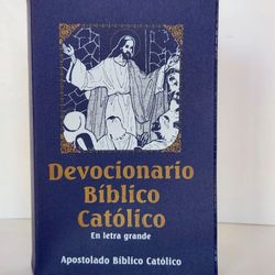 Devocionario Biblico Catolico - EN LETRA GRANDE   - Catholic Biblical Devotional In Spanish & LARGE PRINT