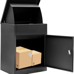 Package Delivery Boxes for Outside, Extra Large Mailbox for Parcel, Galvanized Steel Parcel Mailbox, Wall Mounted Lockable Anti-Theft for Porch,Curbsi
