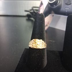 10k Nugget Ring