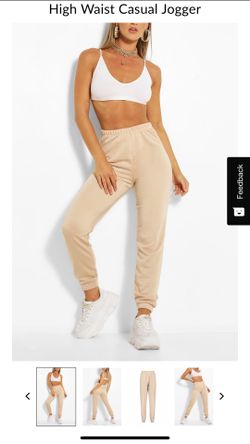 Boohoo High Waist Joggers
