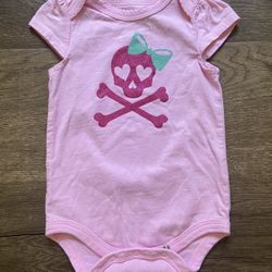 Baby Girl Skull ☠️ Onesie 