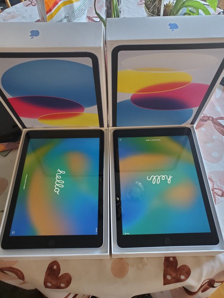 Two 64GB Apple Ipads A1822 