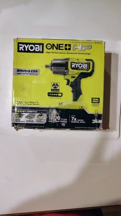 NEW RYOBI PBLIW01B ONE+ HP 18V Brushless Cordless 4-Mode 1/2 in. High Torque Impact Wrench (Tool Only)