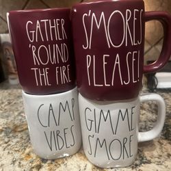 Rae Dunn Coffee Camping Mugs 