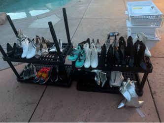 Lot of 22 used womens shoes sizes 8.5-11 resellers haul ! Can buy singles if want