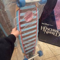 Santa Cruz Decider Wave 9.27” Pintail Cruiser Skateboard