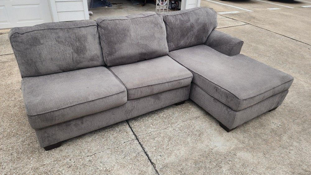 Gray Couch Sectional 