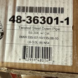 aFe 48-36301-1 Twisted Steel Downpipes BMW 