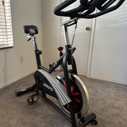 Joroto Exercise Spin Bike, Fully Assembled, Stationary Bike For Indoor Home Workouts