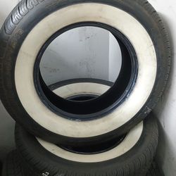 235/70/15 GANGSTA WHITEWALL BF GOODRICH ABOUT 98% $250 (2) TIRES 