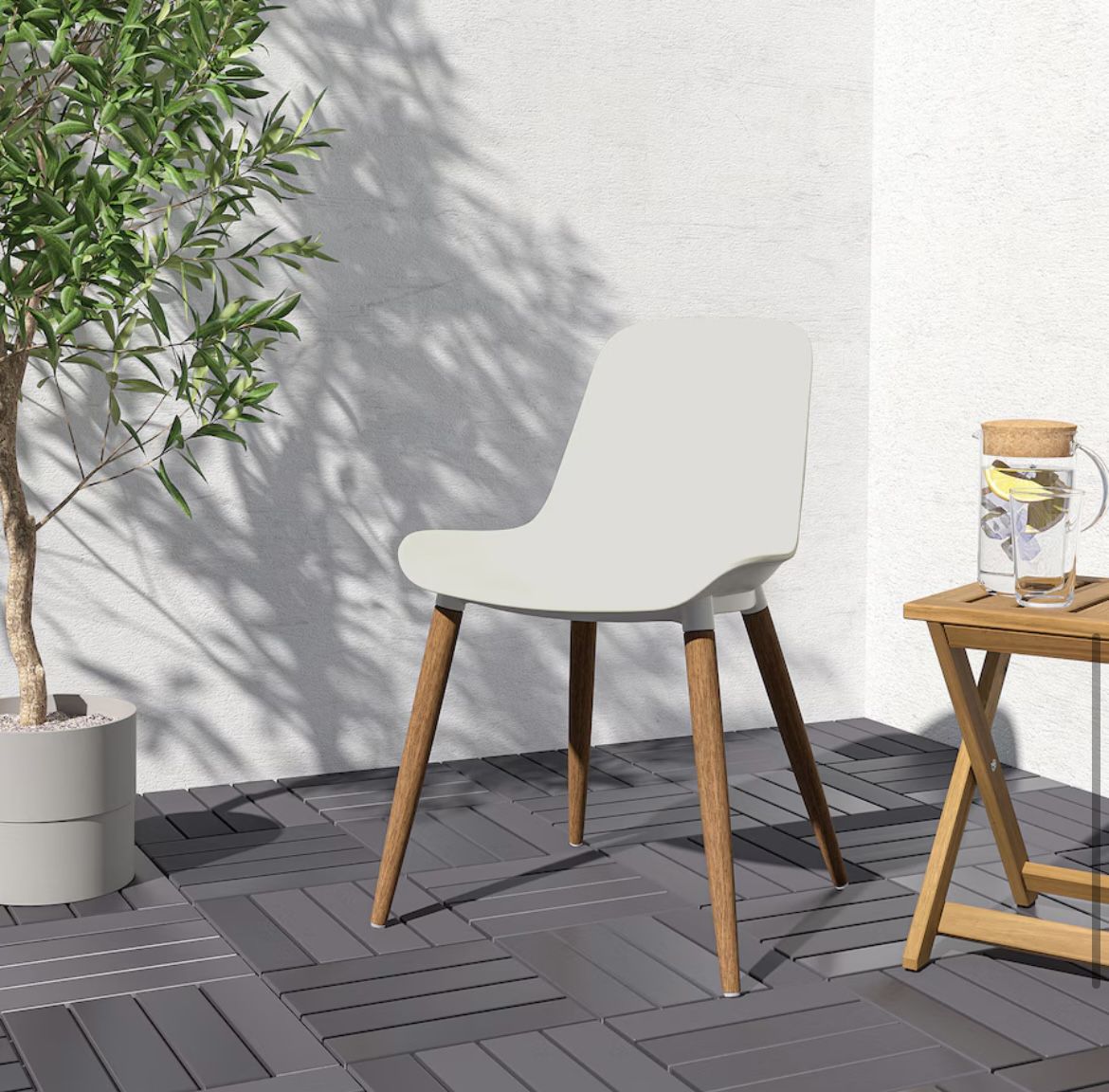 Ikea GRONSTA chair. Indoor/outdoor white