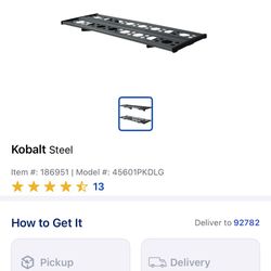 Heavy Duty Kobalt Garage Shelves X4