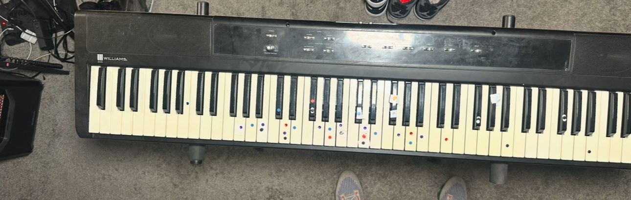Williams Legato Digital Piano 88 Key Full Size Semi Weighted Electronic Keyboard Piano Set with Stand