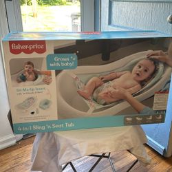 4-in-1 Grow W/ Baby Bathtub
