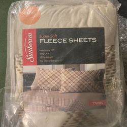 Twin Fleece Sheets