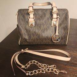 Michael Kors medium satchel bag.