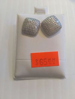 925 sterling silver screw back earings