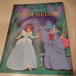 NEW, UNREAD LARGE GOLDEN BOOK, "Cinderella" HARDCOVER BOOK