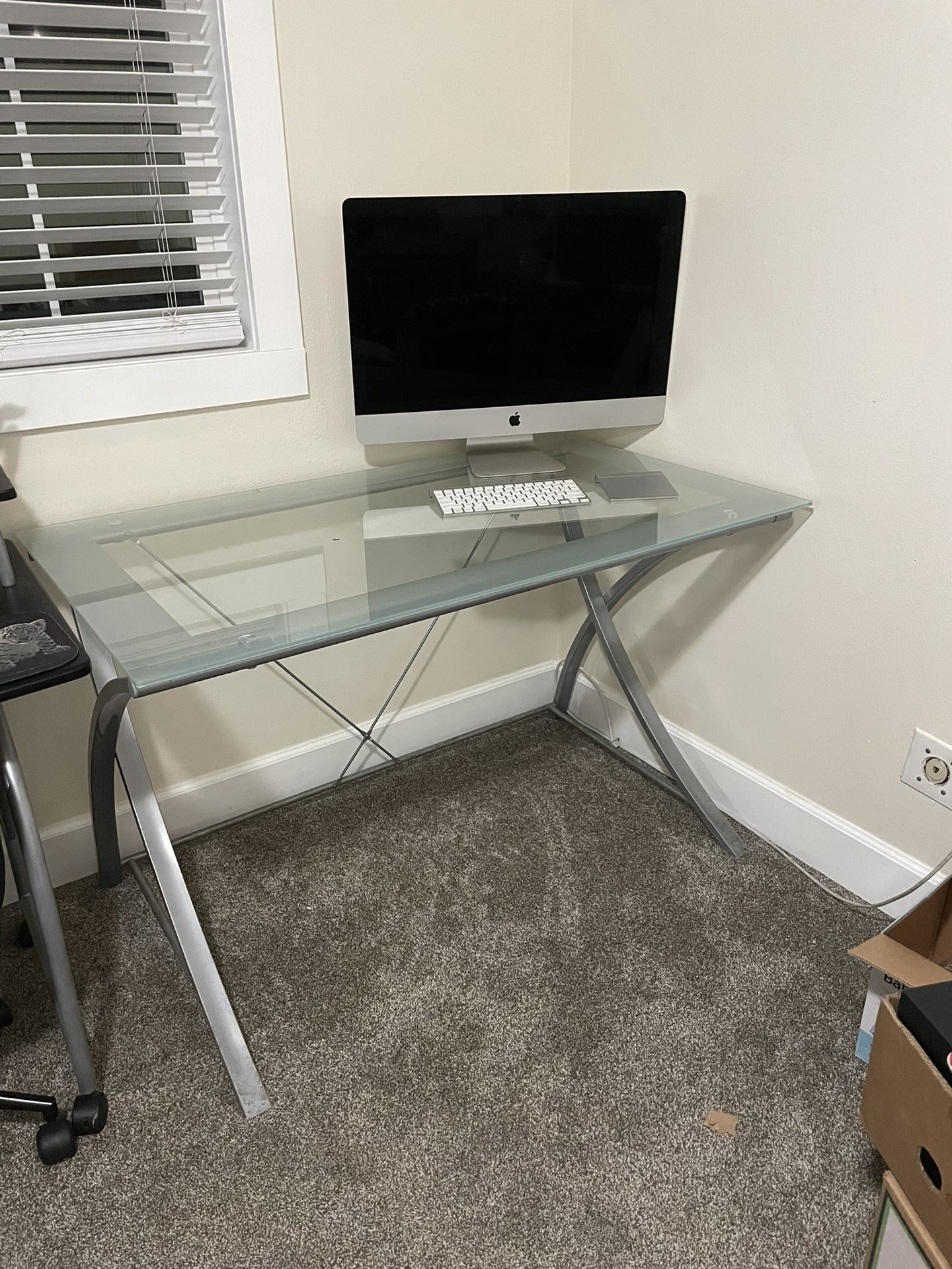 Glass Computer Table