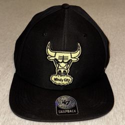 Chicago Bulls Windy City hat - 47 Brand - Black - One size adjustable