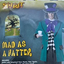 Halloween 🎃 Costume Mad As A Hatter Size Adult Medium 