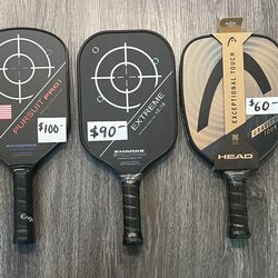 New Engage and Head Pickleball Paddles