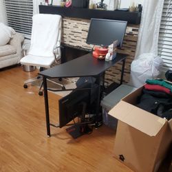 Black Small Table Desk