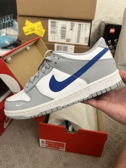 Dunk low ‘mini swoosh grey royal’ GS 6 Y
