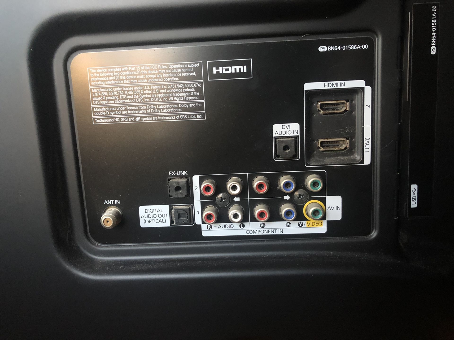 Samsung 55” PLASMA TV BN6401586A00 for Sale in Los Angeles, CA OfferUp