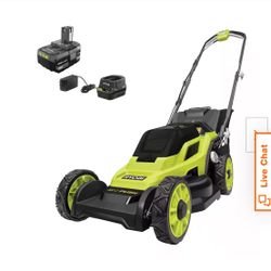Lawn Mover Ryoby 18v  Bateria Y Cargador 