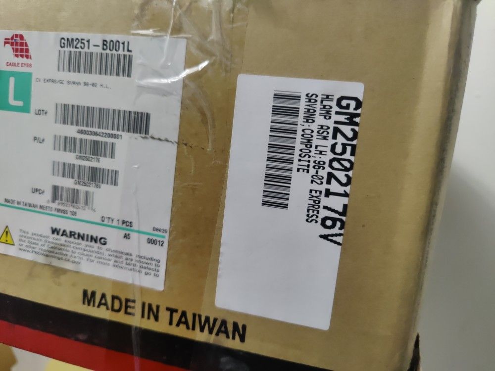 Express Savana Headlight Assembly