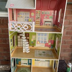 Children's Doll House PlaySet Kids Barbie Toys
