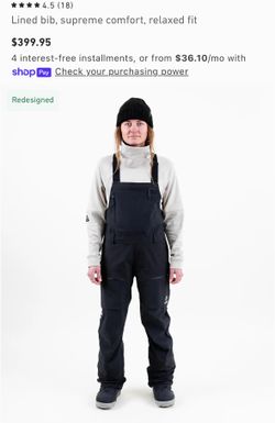 Jones Snow Bibs Womens Medium New 2026