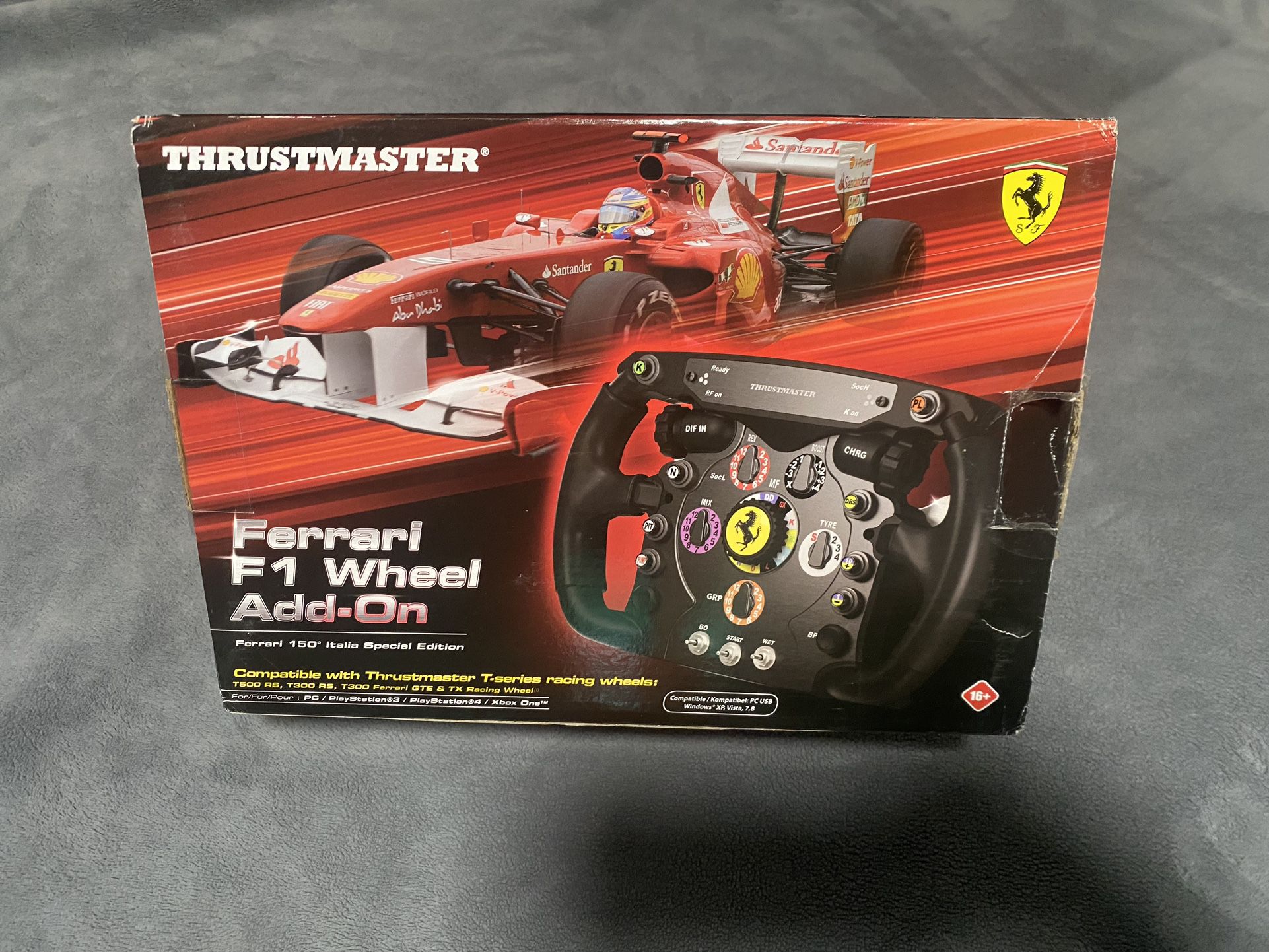 Thrustmaster T300 Ferrari GTE Wheel + Ferrari F1 Wheel Add-On