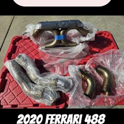 2020 Ferrari 488 Pista Spider exhaust system