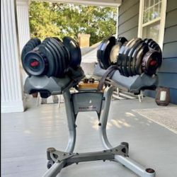 Bowflex Adjustable Dumbbells With Stand