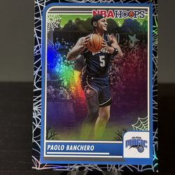 #182 Paolo Banchero 2023-24 Hoops Haunted Hoops - Holo Webs