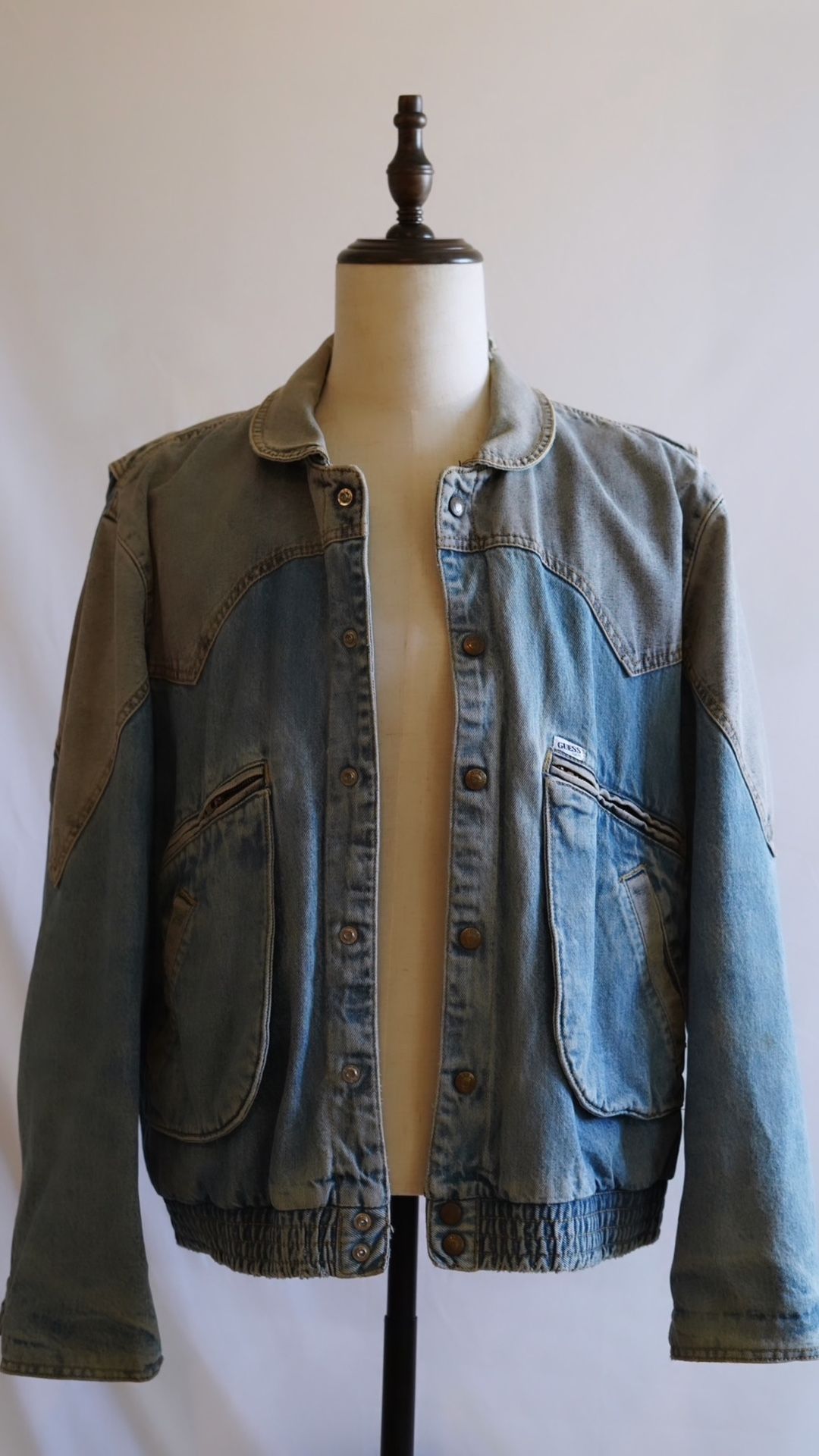 Vintage Guess Jeans Denim Jacket Size XL 