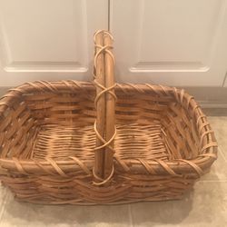 Sturdy Rectangular Basket w/Handles
