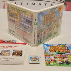 Animal Crossing New Leaf Nintendo 3DS Video Game Cartridge CIB