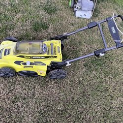 Ryobi Electric Lawn Mower 40v Brushless 20 Inch