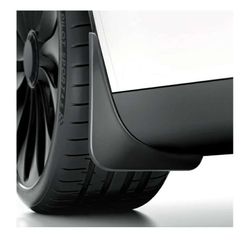New 2025 Tesla Model X Accessories - Mud Flaps [Protect Paint, No Drilling Required] All-Weather Splash Guard Body Kits for Model X 2022-2025, Black (