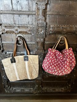 New two purse totes with leather  holds a lot