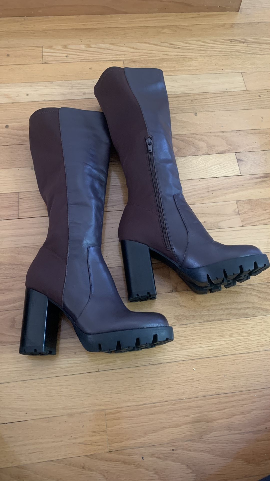 Charles David Leather Tall Boot Gala NEW Size 8